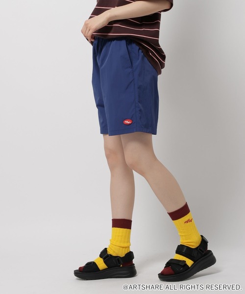 WIGGLE WIGGLE（ウィグルウィグル）の「【wiggle wiggle(ウィグルウィグル)】コラボ ショートパンツ（その他パンツ・レディース・ネイビー/アイボリー・SHORT/MEDIUM）」の16枚目の写真