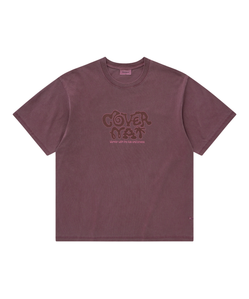 COVERNAT(カバーナット)の「レトロロゴグラフィックダイングTシャツワイン(Tシャツ/カットソー・レディース・その他・SMALL/MEDIUM/LARGE/X-LARGE)」の1枚目の写真