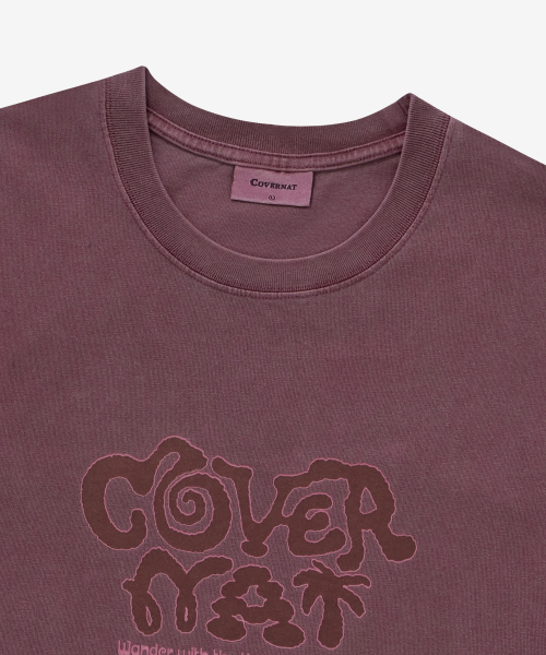 COVERNAT(カバーナット)の「レトロロゴグラフィックダイングTシャツワイン(Tシャツ/カットソー・レディース・その他・SMALL/MEDIUM/LARGE/X-LARGE)」の6枚目の写真