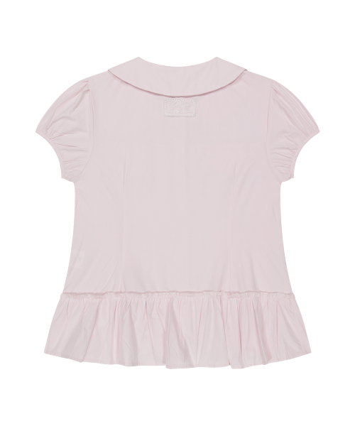 ILLIGO（イリゴ）の「ボウポケットラッフルブラウスピンク（シャツ/ブラウス・レディース・その他・OS）」の5枚目の写真