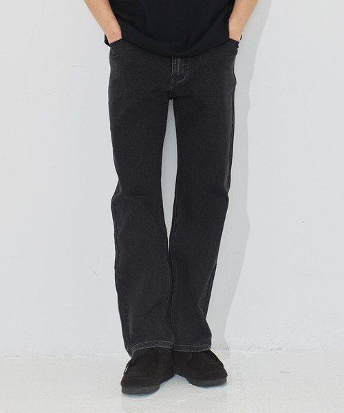 coca(coca)(コカ)の「【WEB限定セール】ストレッチデニム5ポケットストレートパンツ(デニムパンツ・メンズ・インディゴブルー/ブラック/ライトブルー・L/M/XL)」の4枚目の写真