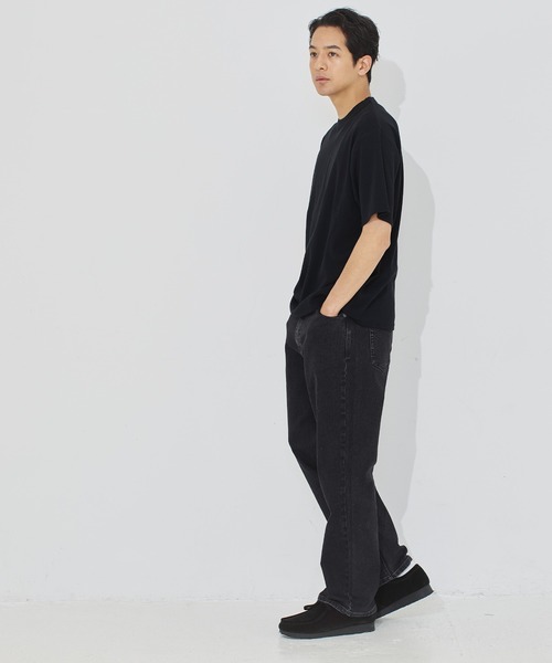 coca(coca)(コカ)の「【WEB限定セール】ストレッチデニム5ポケットストレートパンツ(デニムパンツ・メンズ・インディゴブルー/ブラック/ライトブルー・L/M/XL)」の5枚目の写真