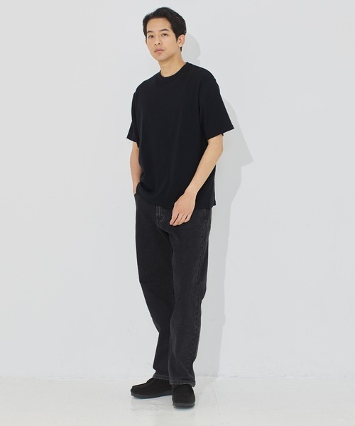 coca(coca)(コカ)の「【WEB限定セール】ストレッチデニム5ポケットストレートパンツ(デニムパンツ・メンズ・インディゴブルー/ブラック/ライトブルー・L/M/XL)」の7枚目の写真