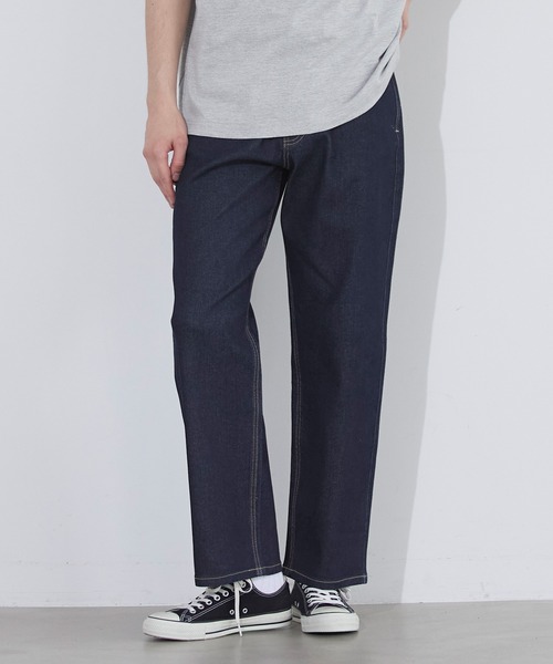 coca(coca)(コカ)の「【WEB限定セール】ストレッチデニム5ポケットストレートパンツ(デニムパンツ・メンズ・インディゴブルー/ブラック/ライトブルー・L/M/XL)」の10枚目の写真