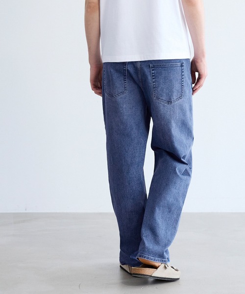 coca(coca)(コカ)の「【WEB限定セール】ストレッチデニム5ポケットストレートパンツ(デニムパンツ・メンズ・インディゴブルー/ブラック/ライトブルー・L/M/XL)」の18枚目の写真