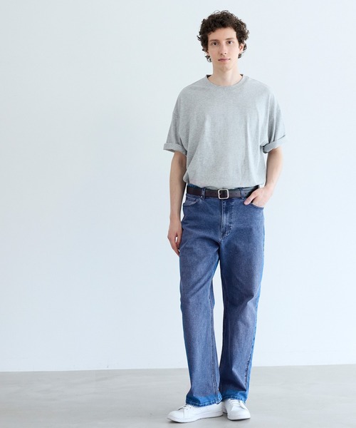coca(coca)(コカ)の「【WEB限定セール】ストレッチデニム5ポケットストレートパンツ(デニムパンツ・メンズ・インディゴブルー/ブラック/ライトブルー・L/M/XL)」の21枚目の写真