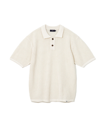 YALE（イェール）の「[COOL] OVERSIZED COTTON MESH PK KNIT IVORY（Tシャツ/カットソー）」