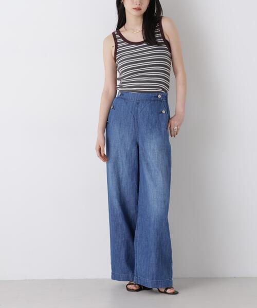 Healthy denim(ヘルシーデニム)の「Healthy DENIM/Breezy Rum(デニムパンツ・レディース・ブルー/ライトブルー・23/24/22)」の2枚目の写真