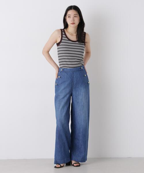 Healthy denim(ヘルシーデニム)の「Healthy DENIM/Breezy Rum(デニムパンツ・レディース・ブルー/ライトブルー・23/24/22)」の10枚目の写真