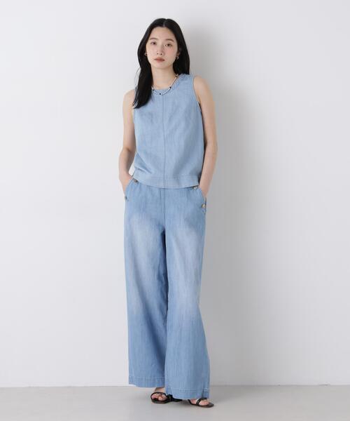 Healthy denim(ヘルシーデニム)の「Healthy DENIM/Breezy Rum(デニムパンツ・レディース・ブルー/ライトブルー・23/24/22)」の19枚目の写真
