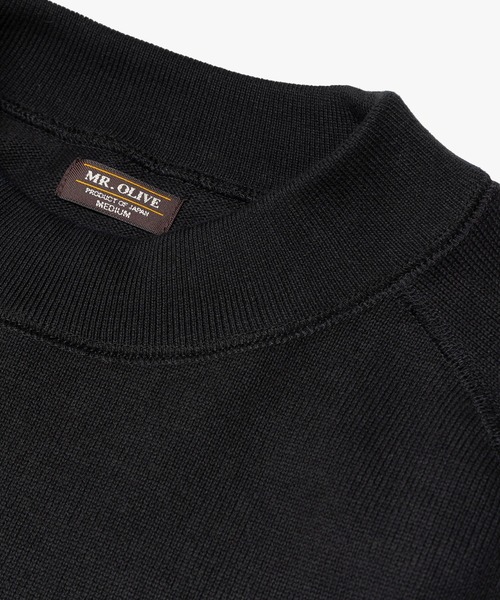 MR.OLIVE(ミスターオリーブ)の「HEAVY-DUTY COTTON / FLAT SEAMER BOTTLE NECK JERSEY /M263120(Tシャツ/カットソー・メンズ・ブラウン/ブラック・MEDIUM/SMALL/LARGE)」の10枚目の写真
