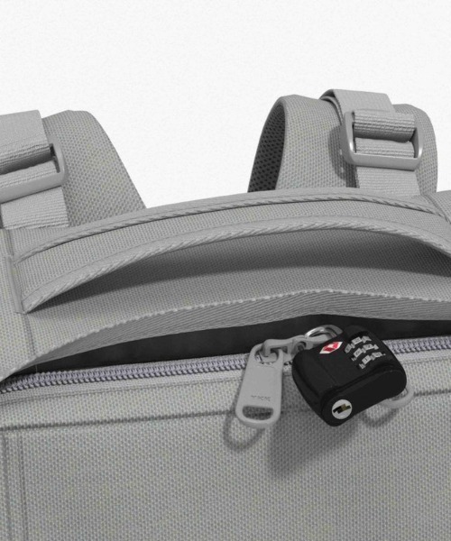 CABINZERO(キャビンゼロ)の「【CABINZERO/キャビンゼロ】 MILITARY 36L / バックパック リュック(バックパック/リュック・メンズ・ライトグレー/ワインレッド・FREE)」の7枚目の写真