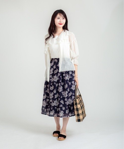 The Bagmati(ザバグマティ)の「【The Bagmati/ザバグマティ】かごバッグ ラフィア チェック柄 ハンドバッグ A4サイズ(かごバッグ・レディース・ナチュラル・FREE)」の9枚目の写真