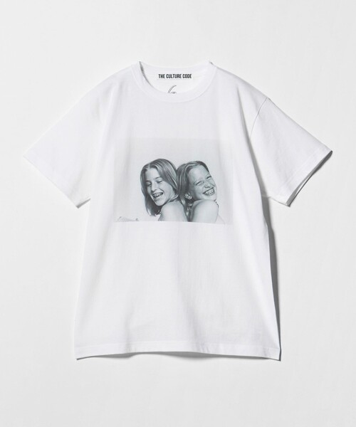 6(ロク)の「<6(ROKU)>SISTERS Tシャツ(Tシャツ/カットソー・レディース・ブラック/ホワイト・M/L)」の2枚目の写真