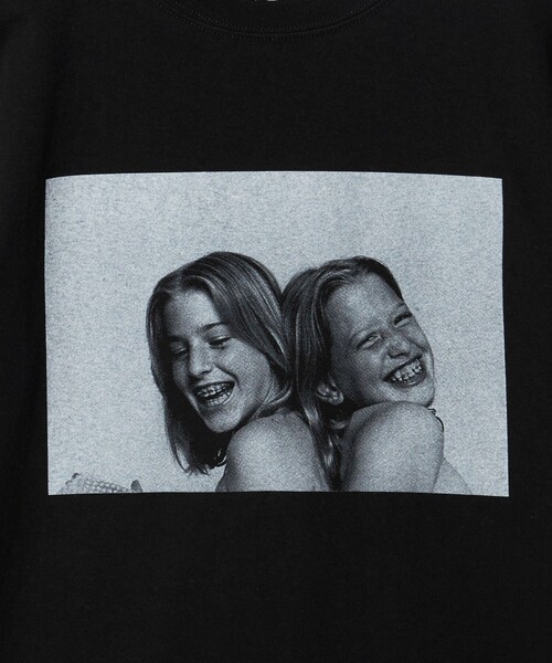 6(ロク)の「<6(ROKU)>SISTERS Tシャツ(Tシャツ/カットソー・レディース・ブラック/ホワイト・M/L)」の6枚目の写真