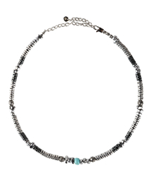 RSSC（アールエスエスシー）の「HEMATITE STONE BEADS NECKLACE - METAL（ネックレス）」