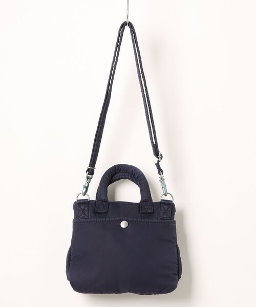 PORTER CLASSIC（ポータークラシック）の「【Porter Classic / ポータークラシック】 SUPER NYLON HELMET CASE MINI（ショルダーバッグ・メンズ・ブルー/ブラック・FREE）」の5枚目の写真