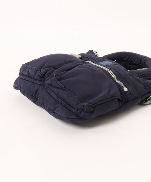 PORTER CLASSIC（ポータークラシック）の「【Porter Classic / ポータークラシック】 SUPER NYLON HELMET CASE MINI（ショルダーバッグ・メンズ・ブルー/ブラック・FREE）」の6枚目の写真