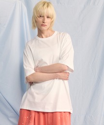 《UNISEX》Suvin GIZA Cotton Regular-Over Short-sleeved T-shirt/スヴィンギザコットンレギュラーオーバーショートスリーブTシャツ【MAISON SPECIAL/メゾンスペシャル】