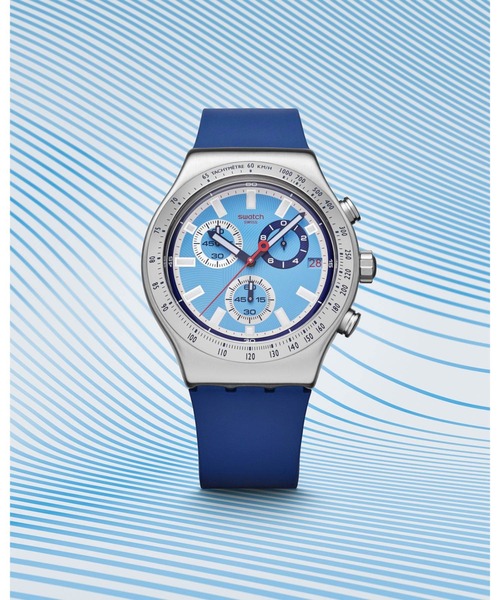SWATCH(スウォッチ)の「SKY REFLECTIVE(アナログ腕時計・レディース・ブルー・FREE)」の2枚目の写真