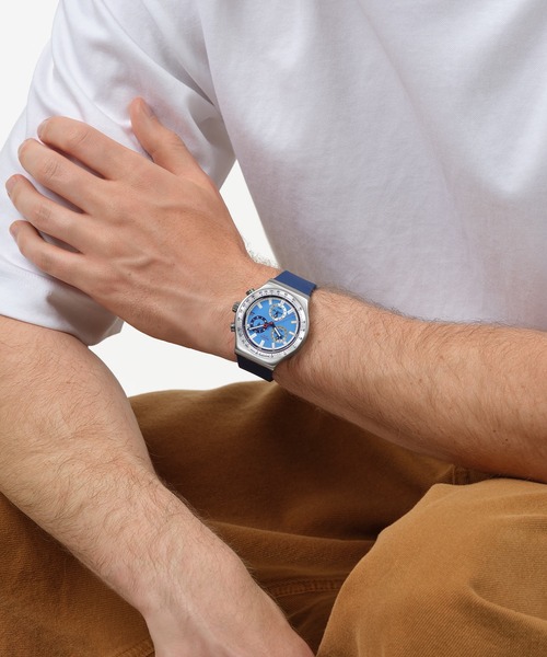 SWATCH(スウォッチ)の「SKY REFLECTIVE(アナログ腕時計・レディース・ブルー・FREE)」の4枚目の写真