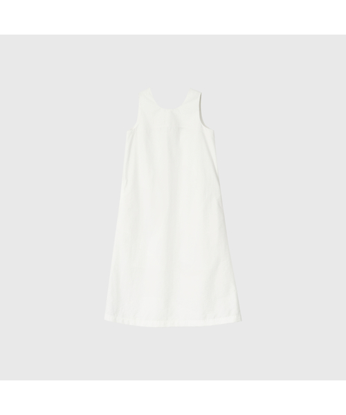 LOOKAST(ルックキャスト)の「アイリン コットンスリーブレスドレス_ホワイト / IRENE COTTON SLEEVELESS DRESS_WHITE(ワンピース・レディース・ホワイト・SMALL/MEDIUM)」の1枚目の写真