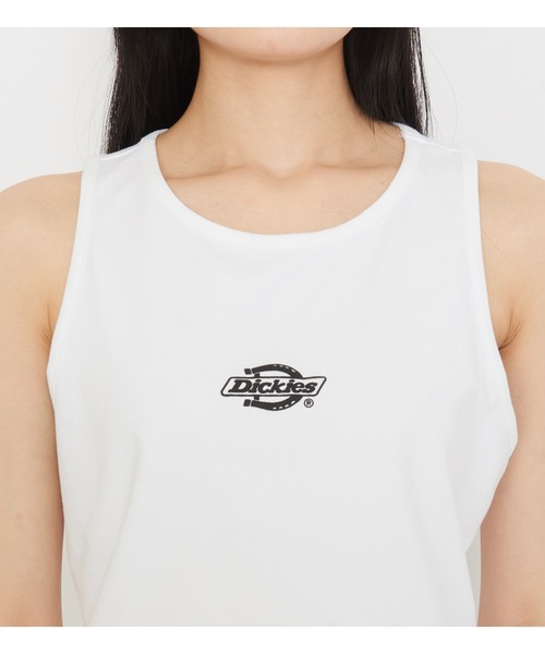 Dickies（ディッキーズ）の「ロゴタンクトップ（タンクトップ・レディース・ホワイト/ピンク/ブラック・X-SMALL/SMALL/MEDIUM）」の17枚目の写真