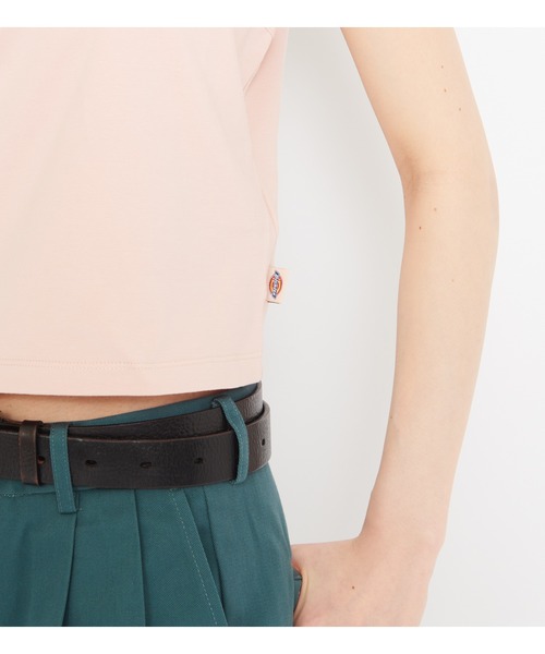 Dickies（ディッキーズ）の「ロゴタンクトップ（タンクトップ・レディース・ホワイト/ピンク/ブラック・X-SMALL/SMALL/MEDIUM）」の5枚目の写真