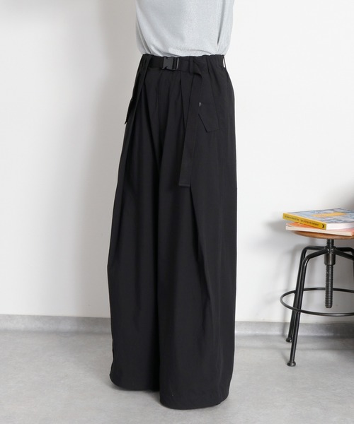 cepo（セポ）の「〈セットアップ対応〉ソフトコットンタックワイドパンツ（その他パンツ・レディース・オリーブ/ブラック/ベージュ・M/S）」の4枚目の写真