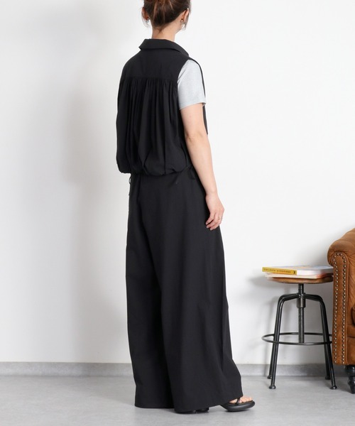 cepo（セポ）の「〈セットアップ対応〉ソフトコットンタックワイドパンツ（その他パンツ・レディース・オリーブ/ブラック/ベージュ・M/S）」の7枚目の写真