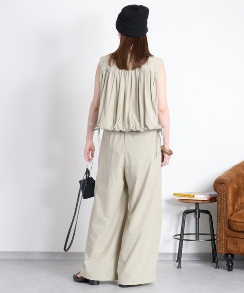 cepo（セポ）の「〈セットアップ対応〉ソフトコットンタックワイドパンツ（その他パンツ・レディース・オリーブ/ブラック/ベージュ・M/S）」の22枚目の写真