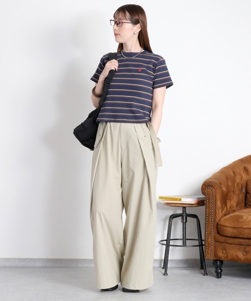 cepo（セポ）の「〈セットアップ対応〉ソフトコットンタックワイドパンツ（その他パンツ・レディース・オリーブ/ブラック/ベージュ・M/S）」の19枚目の写真