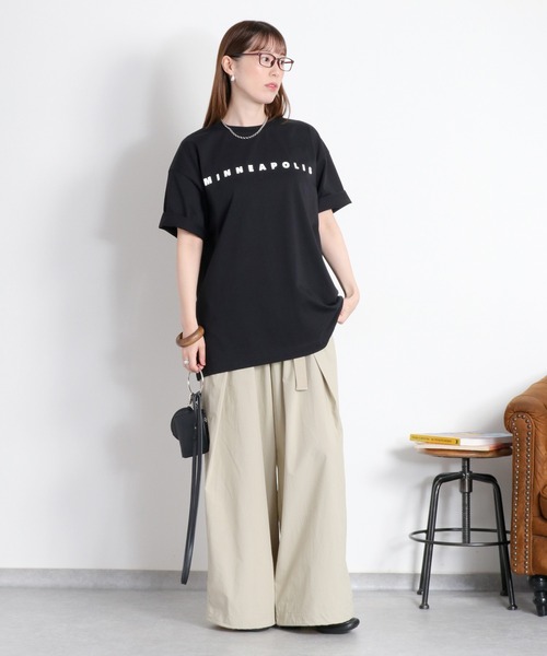 cepo（セポ）の「〈セットアップ対応〉ソフトコットンタックワイドパンツ（その他パンツ・レディース・オリーブ/ブラック/ベージュ・M/S）」の18枚目の写真