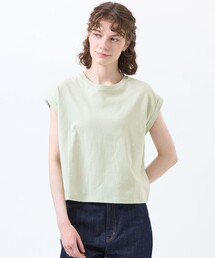 リネンミックスドルマンTシャツ