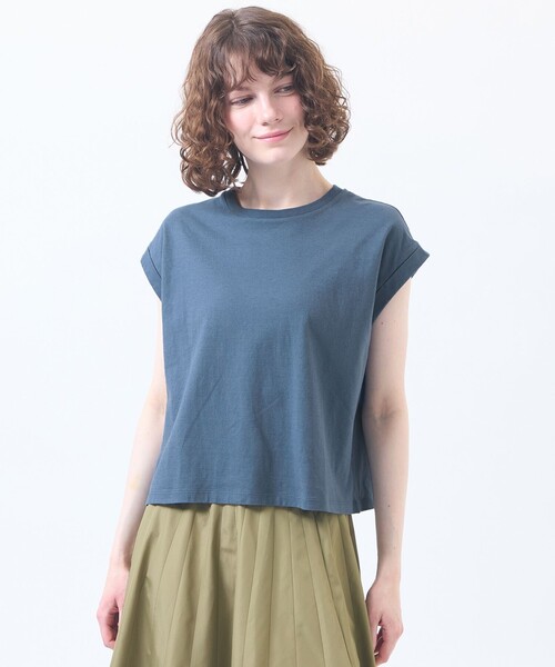 MACKINTOSH PHILOSOPHY(マッキントッシュ フィロソフィー)の「リネンミックスドルマンTシャツ(Tシャツ/カットソー・レディース・ブラウン系その他4/ピンク系その他2/ブラック/グリーン系その他/ライトブルー/パープル系その他/オフホワイト・38)」の5枚目の写真