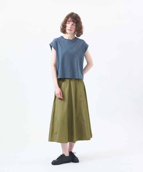 MACKINTOSH PHILOSOPHY(マッキントッシュ フィロソフィー)の「リネンミックスドルマンTシャツ(Tシャツ/カットソー・レディース・ブラウン系その他4/ピンク系その他2/ブラック/グリーン系その他/ライトブルー/パープル系その他/オフホワイト・38)」の10枚目の写真