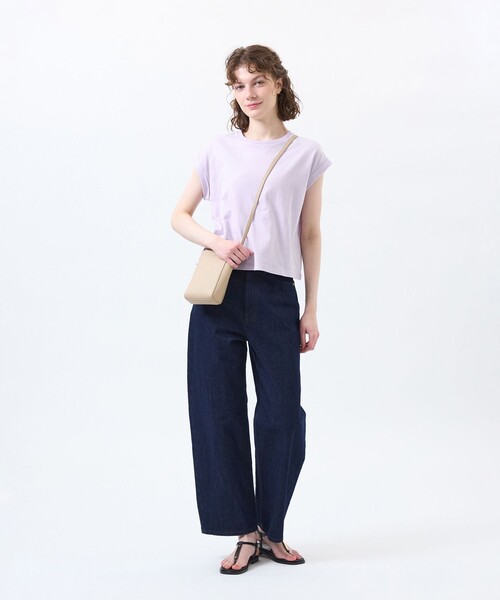 MACKINTOSH PHILOSOPHY(マッキントッシュ フィロソフィー)の「リネンミックスドルマンTシャツ(Tシャツ/カットソー・レディース・ブラウン系その他4/ピンク系その他2/ブラック/グリーン系その他/ライトブルー/パープル系その他/オフホワイト・38)」の11枚目の写真