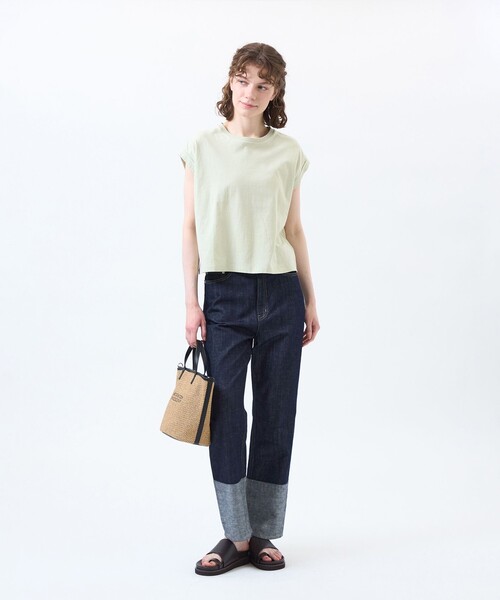 MACKINTOSH PHILOSOPHY(マッキントッシュ フィロソフィー)の「リネンミックスドルマンTシャツ(Tシャツ/カットソー・レディース・ブラウン系その他4/ピンク系その他2/ブラック/グリーン系その他/ライトブルー/パープル系その他/オフホワイト・38)」の13枚目の写真