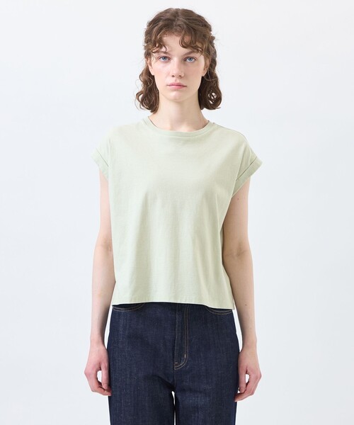 MACKINTOSH PHILOSOPHY(マッキントッシュ フィロソフィー)の「リネンミックスドルマンTシャツ(Tシャツ/カットソー・レディース・ブラウン系その他4/ピンク系その他2/ブラック/グリーン系その他/ライトブルー/パープル系その他/オフホワイト・38)」の14枚目の写真
