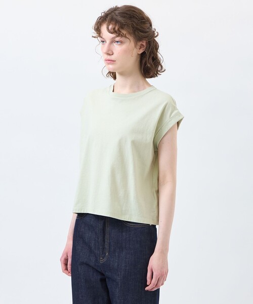 MACKINTOSH PHILOSOPHY(マッキントッシュ フィロソフィー)の「リネンミックスドルマンTシャツ(Tシャツ/カットソー・レディース・ブラウン系その他4/ピンク系その他2/ブラック/グリーン系その他/ライトブルー/パープル系その他/オフホワイト・38)」の15枚目の写真