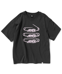 SUPERSUB（スーパーサブ）の「ホースピンクロップ半袖Tシャツ-チャコール（Tシャツ/カットソー）」