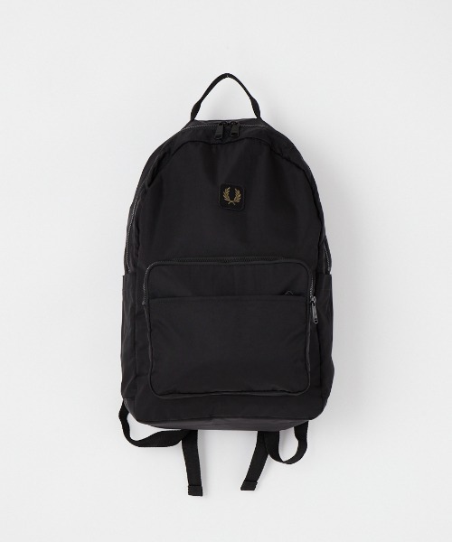 FRED PERRY（フレッドペリー）の「【WEB先行予約】[FRED PERRY/フレッドペリー] クリンクル ナイロンバックパック（バックパック/リュック・レディース・ブラック/モスグリーン・ONE SIZE）」の14枚目の写真