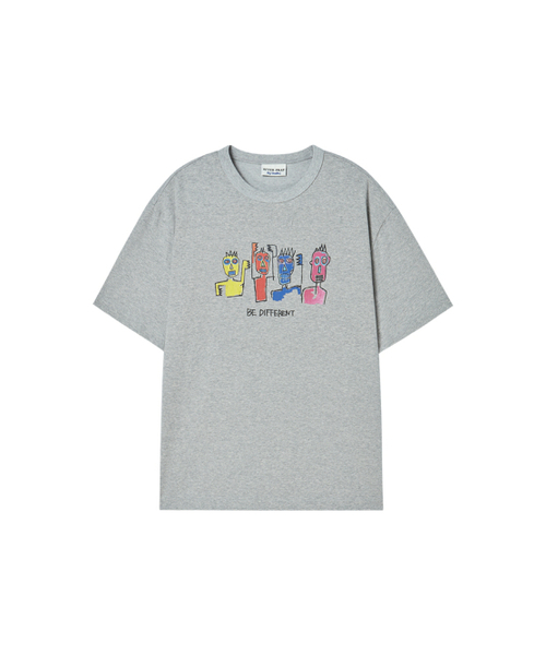 AFTERPRAY（アフタープレイ）の「セージアートヒーローTシャツメランジェグレー（Tシャツ/カットソー・レディース・その他・SMALL/MEDIUM/LARGE）」の3枚目の写真