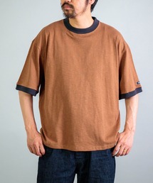 Tieasy（ティージー）の「[Tieasy] HDCS Light Linger Big Crew Tee / リンガービックTシャツ（Tシャツ/カットソー）」