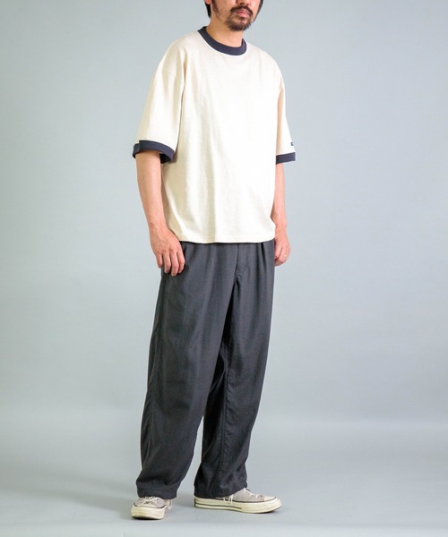 Tieasy（ティージー）の「[Tieasy] HDCS Light Linger Big Crew Tee / リンガービックTシャツ（Tシャツ/カットソー・メンズ・ブラウン/スミクロ/アイボリー・4/3）」の17枚目の写真