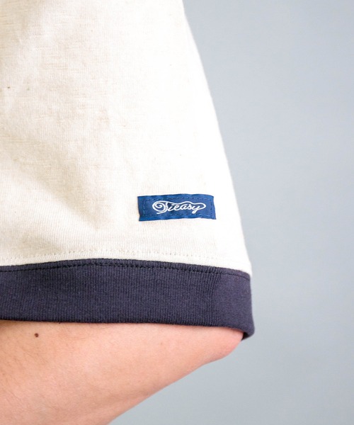 Tieasy（ティージー）の「[Tieasy] HDCS Light Linger Big Crew Tee / リンガービックTシャツ（Tシャツ/カットソー・メンズ・ブラウン/スミクロ/アイボリー・4/3）」の11枚目の写真