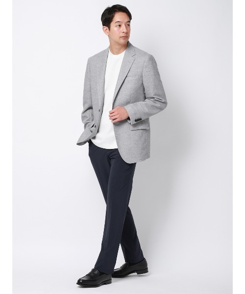 SUIT SQUARE(スーツスクエア)の「SMACTIVE COOL/テーパードパンツ/ウォッシャブル/ストレッチ/接触冷感/SL02(スラックス・メンズ・グレー/ネイビー/ライトグレー・5L/L/M/S/4L/SS/3L/LL)」の4枚目の写真