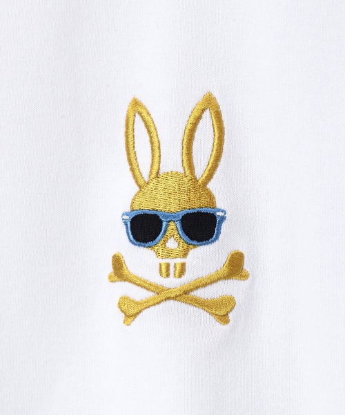 Psycho Bunny（サイコバニー）の「サングラスバニー ロゴTシャツ（Tシャツ/カットソー・メンズ・ブラック/ホワイト/ライトピンク・X-LARGE/LARGE/MEDIUM/SMALL）」の8枚目の写真
