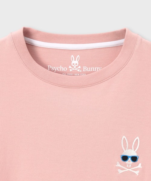 Psycho Bunny（サイコバニー）の「サングラスバニー ロゴTシャツ（Tシャツ/カットソー・メンズ・ブラック/ホワイト/ライトピンク・X-LARGE/LARGE/MEDIUM/SMALL）」の19枚目の写真