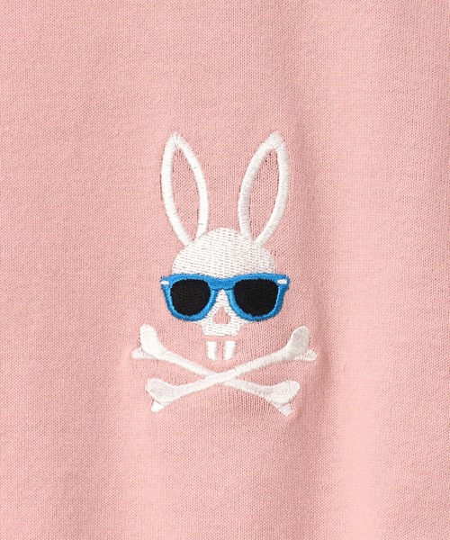Psycho Bunny（サイコバニー）の「サングラスバニー ロゴTシャツ（Tシャツ/カットソー・メンズ・ブラック/ホワイト/ライトピンク・X-LARGE/LARGE/MEDIUM/SMALL）」の20枚目の写真